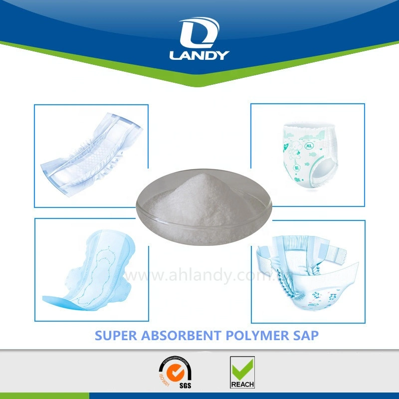 Hot Sale Super Absorbent Polymer Sap for Adult Diaper Fluid Absorber Retain Water with Factory Prices