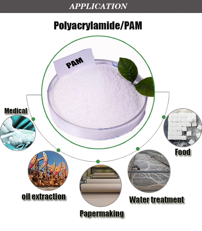 Factory Price Polyacrylamide Powder Cationic Anionic PAM Polyacrylamide for Water Treatment